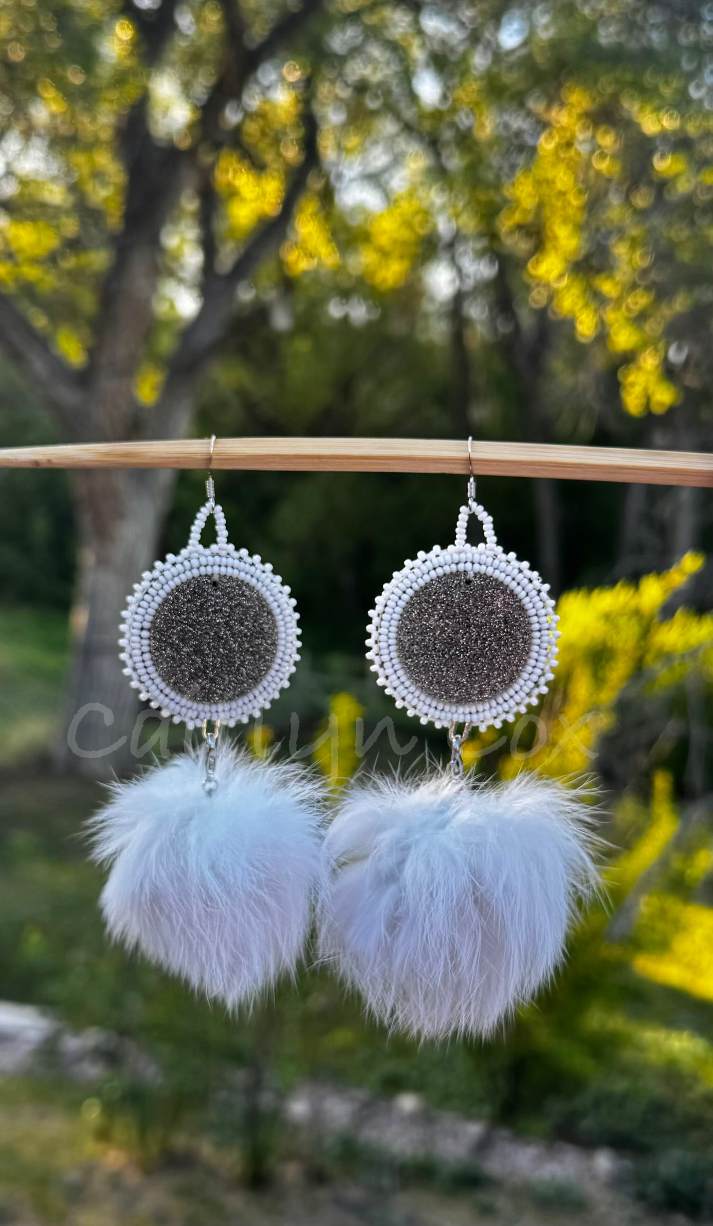 White & Silver Dangles