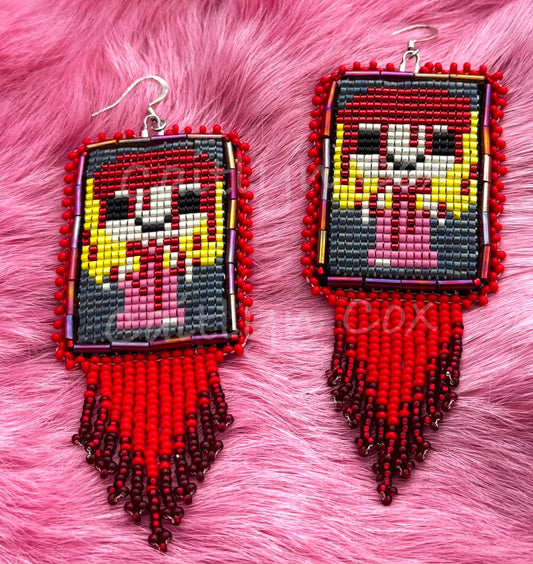 Prom Queen Beaded Earrings