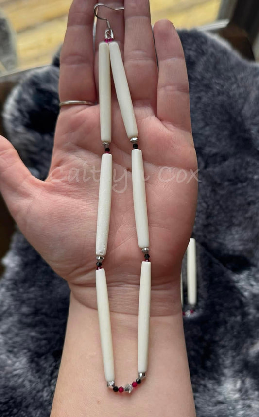 Hairpipe Bone Earrings