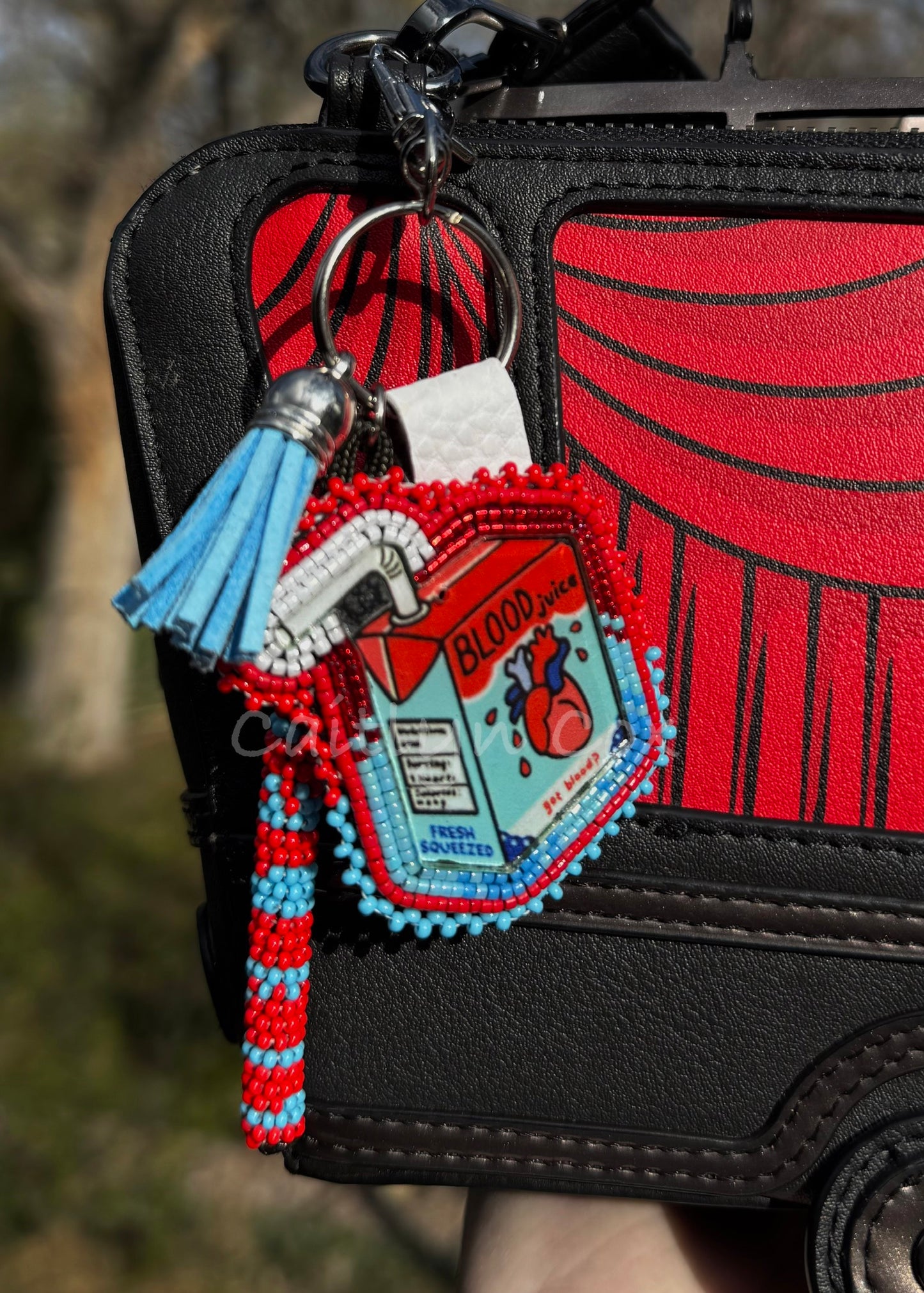 Blood Purse Charm/Keychain