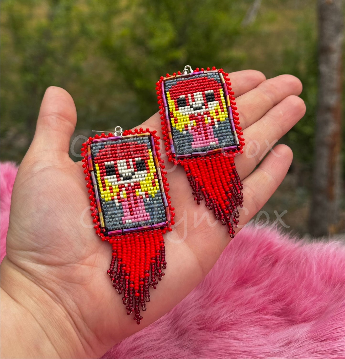 Prom Queen Beaded Earrings