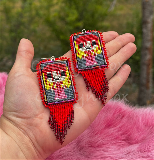 Prom Queen Beaded Earrings