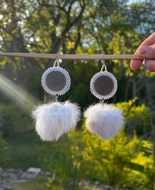 White & Silver Dangles